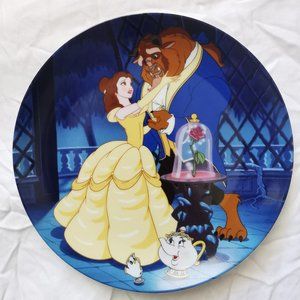Beauty and the Beast "Learning to Love" Collectible Plate 1542B